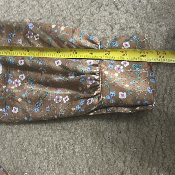 HEARTLOOM Benet Mini Dress in Whiskey SZ Small - Picture 8 of 10